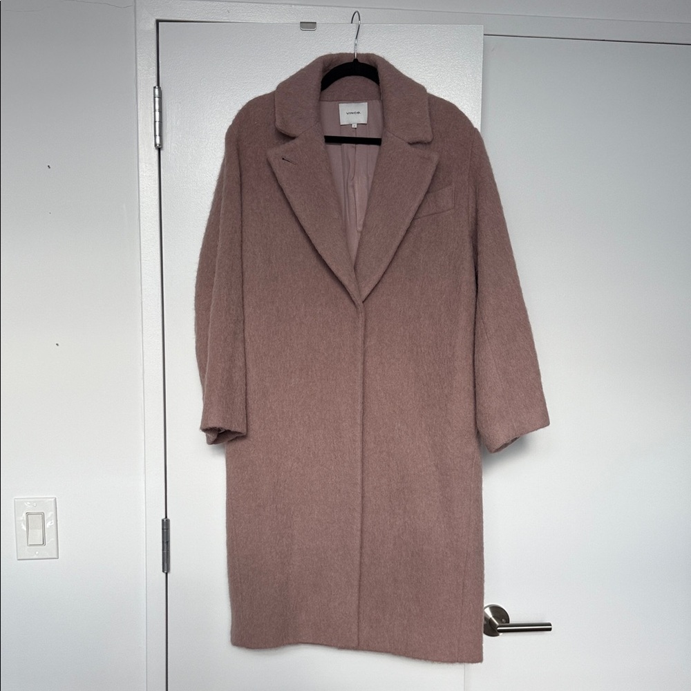 Vince Dusty Rose Wool / Alpaca / Mohair coat, size small